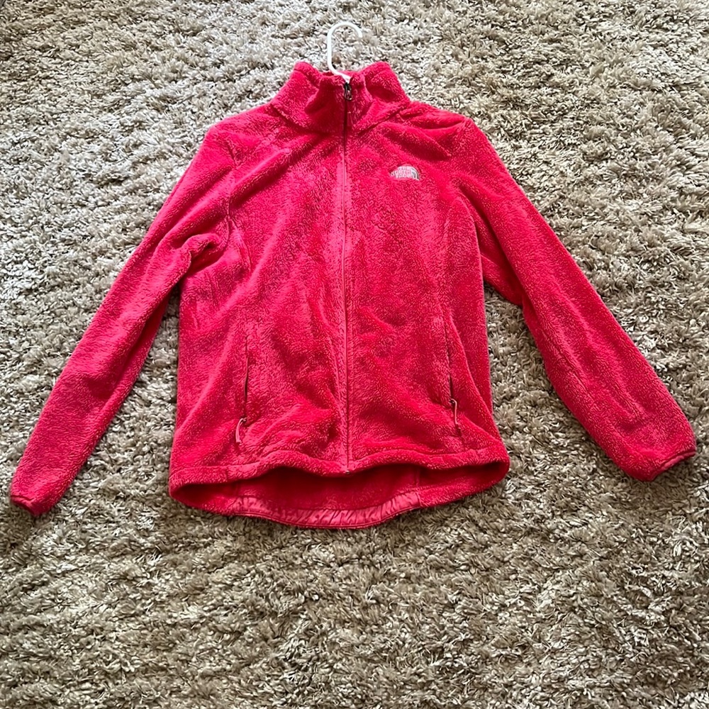 Pink north face jacket